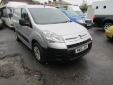 61 reg CITROEN BERLINGO 625 ENTERPRISE HDI (ON VCAR CAT S) 1ST REG 01/12, TEST 12/22, 80565M