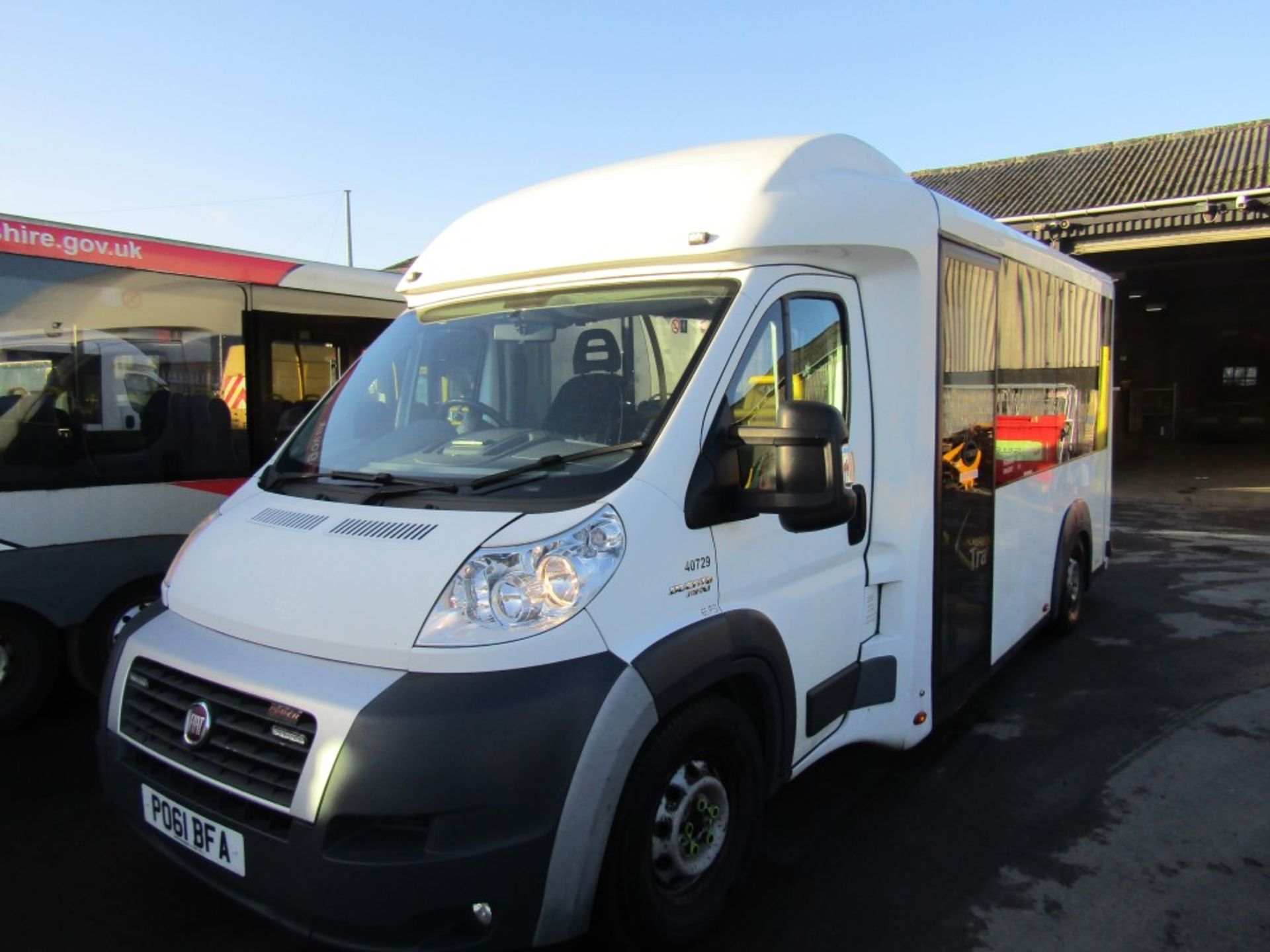 61 reg FIAT DUCATO TWIN AXLE MINIBUS (DIRECT COUNCIL) 1ST REG 09/11, TEST 10/22, 124309M, V5 HERE, 1 - Image 2 of 7