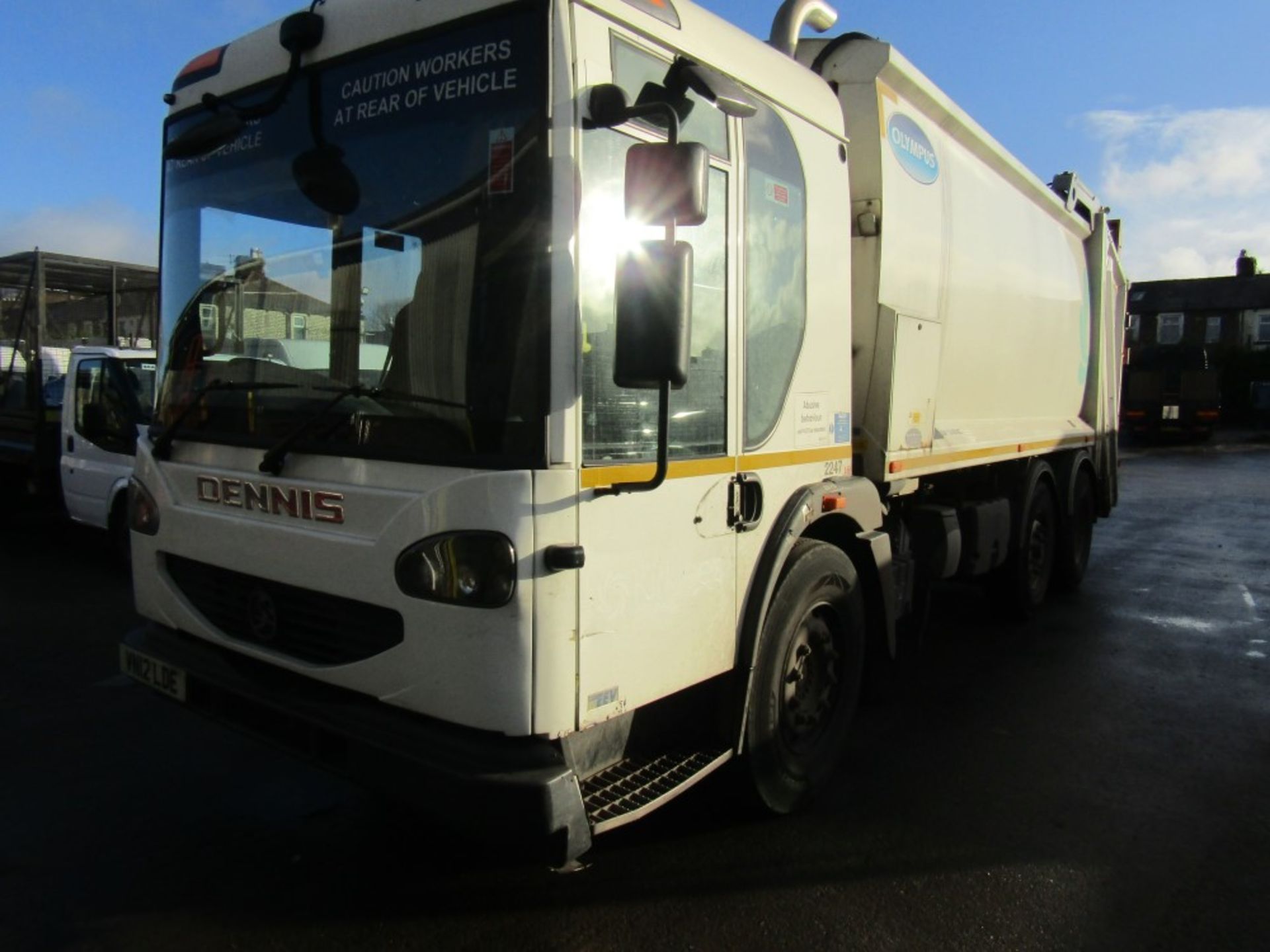 12 reg DENNIS N2630VRC5 REFUSE WAGON (DIRECT COUNCIL) 1ST REG 08/12, TEST 03/22, 63740M, V5 HERE, - Image 2 of 6