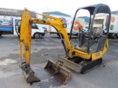 2007 JCB 801.4 MINI DIGGER, 1896HRS [NO VAT]