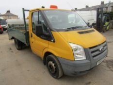 10 reg FORD TRANSIT 115 T350M RWD BEAVERTAIL (DIRECT COUNCIL) 1ST REG 06/10, TEST 10/22, 65287M,