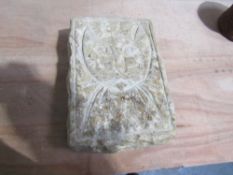 HAND MADE CATS FACE IN NATURAL STONE [NO VAT]