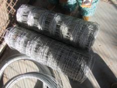 2 ROLLS OF STOCK FENCE [+ VAT]