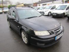 55 reg SAAB 9-3 VECTOR SPORT DTH ESTATE, 1ST REG 09/05, TEST 11/22, 162588M, V5 HERE, 5 FORMER