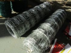 2 ROLLS OF STOCK FENCE [+ VAT]