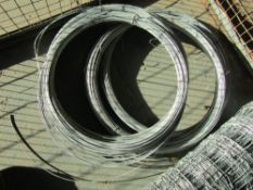 4 ROLLS OF PLAIN WIRE [+ VAT]