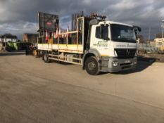 09 reg MERCEDES 1824 CUSHION TRUCK (CONTENTS ON BACK NOT INCLUDED IN SALE) (LOCATION MIDDLEWICH)