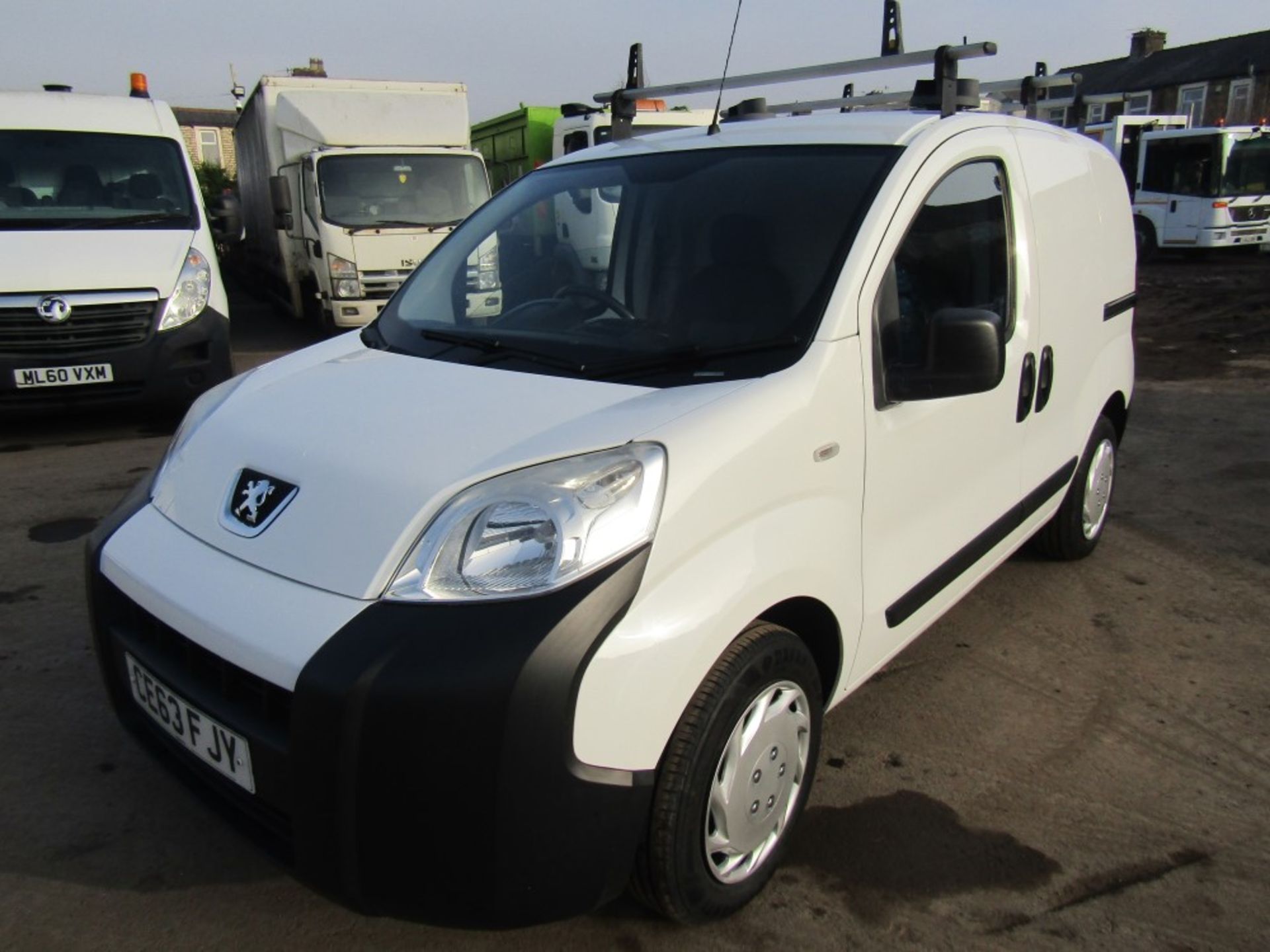 63 reg PEUGEOT BIPPER S HDI (EX COUNCIL) 73430M WARRANTED, 1.3 DIESEL, 12 MONTHS MOT, ROOF BARS, - Image 2 of 7