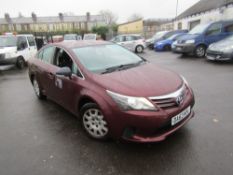 63 reg TOYOTA AVENSIS ACTIVE D-4D, 1ST REG 12/13, TEST 11/22, 224890M NOT WARRANTED, V5 HERE, 1