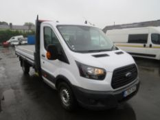 67 reg FORD TRANSIT 350 DROPSIDE, 1ST REG 09/17, 124289M, V5 MAY FOLLOW [NO VAT]