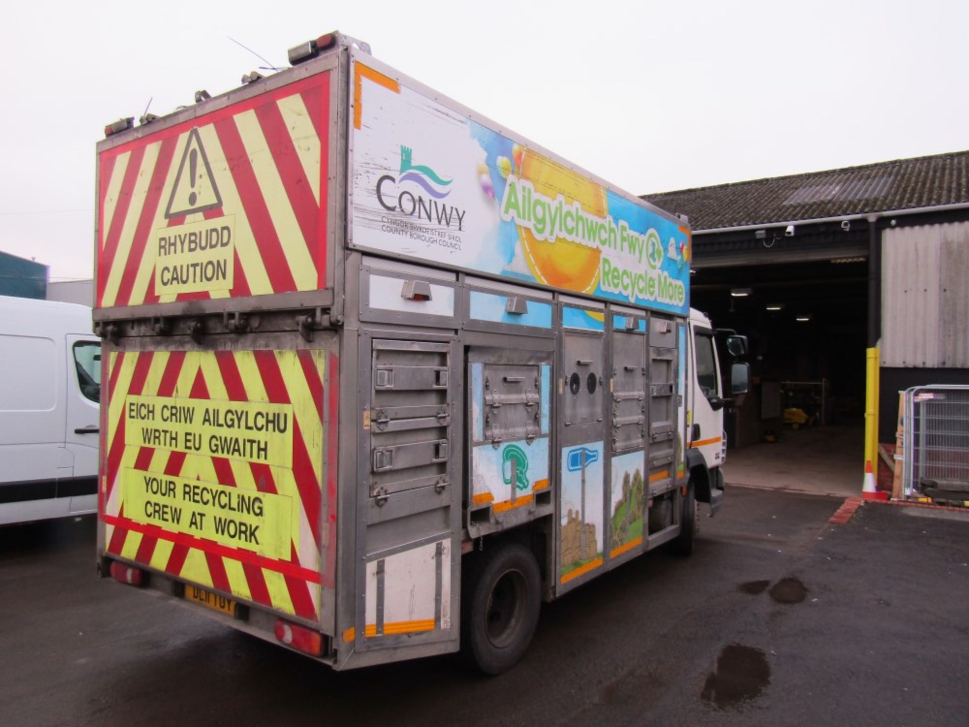 11 reg DAF FA LF45 ROMAQUIP RECYCLING COLLECTION VEHICLE (DIRECT COUNCIL) 1ST REG 07/11, TEST 10/22, - Image 4 of 6