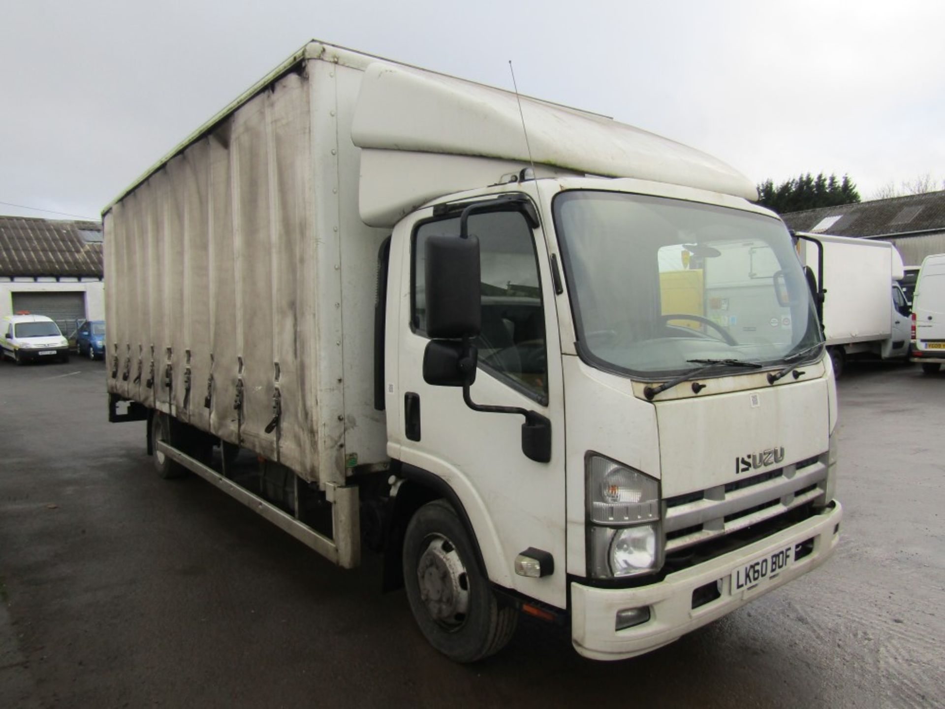 60 reg ISUZU FORWARD N75.190 CURTAIN SIDER (EX COMPANY) 1ST REG 09/10, TEST 10/22, 450231KM, V5