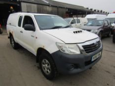 61 reg TOYOTA HILUX HL2 D-4D 4 X 4 ECB (DIRECT UNITED UTILITIES WATER) 1ST REG 11/11, TEST 09/22,