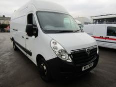 14 reg VAUXHALL MOVANO R3500 L4H3 CDTI DRW (DIRECT COUNCIL) 1ST REG 07/14, 64527M, V5 HERE, 1