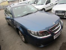 55 reg SAAB 9-5 VECTOR SPORT TID AUTO, 1ST REG 01/06, TEST 12/22, 167514M, V5 HERE, 10 FORMER