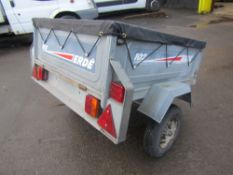 ERDE 102 TIPPING TRAILER C/W BRAND NEW COVER [NO VAT]