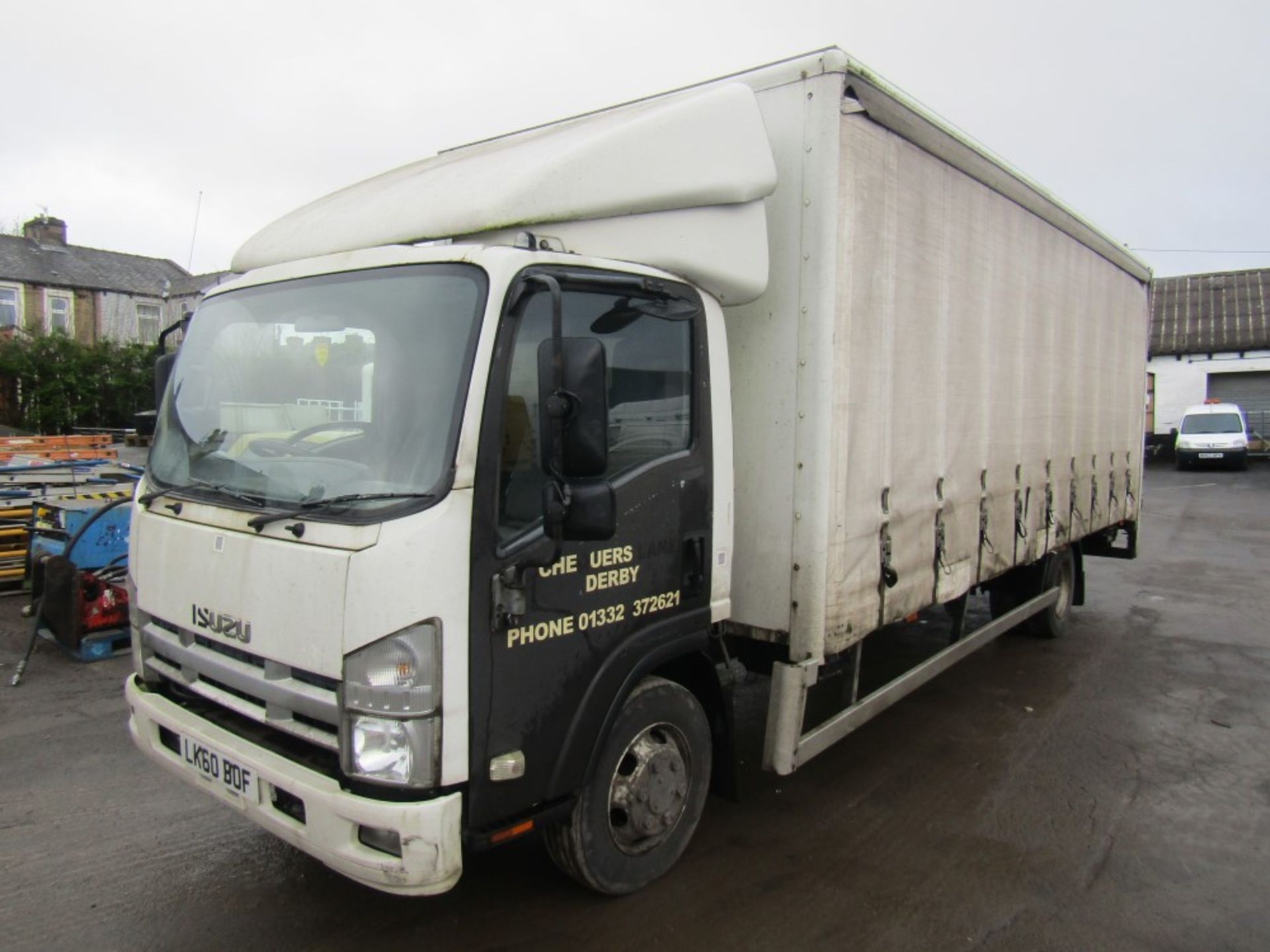 60 reg ISUZU FORWARD N75.190 CURTAIN SIDER (EX COMPANY) 1ST REG 09/10, TEST 10/22, 450231KM, V5 - Image 2 of 7