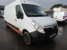 14 reg VAUXHALL MOVANO F3500 L3H2 CDTI 125 PANEL VAN, 1ST REG 03/14, TEST 04/22, 113529M NOT