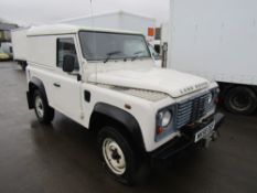 58 reg LAND ROVER DEFENDER 90 HARD TOP (DIRECT COUNCIL) 1ST REG 09/08, 54014M, V5 HERE, 1 FORMER