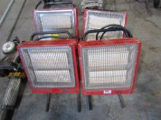 4 X CERAMIC HEATERS (DIRECT GAP) [+ VAT]