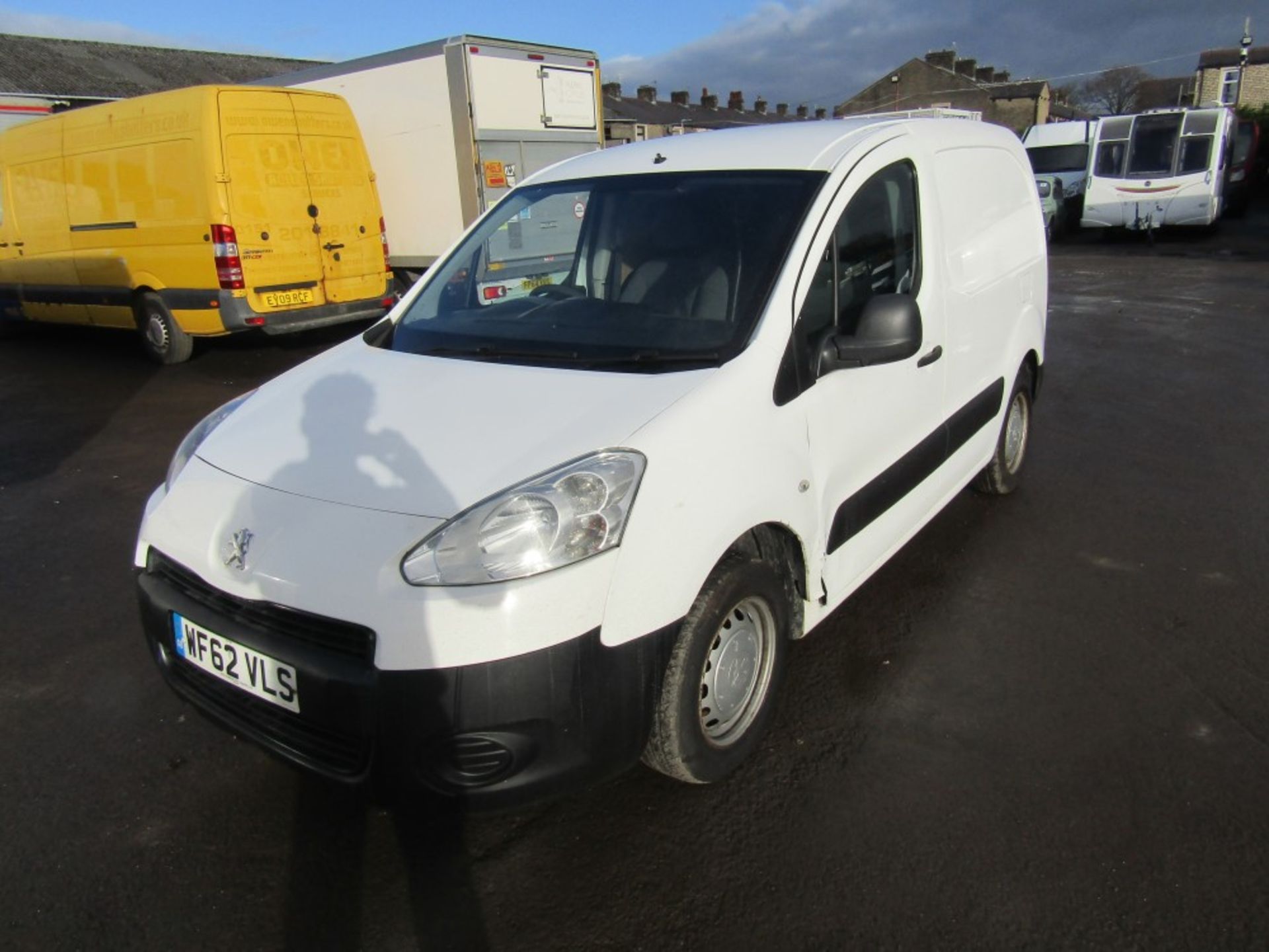 62 reg PEUGEOT PARTNER 625 S L1 HDI (NOISY ENGINE) 1ST REG 11/12, 160030M NOT WARRANTED, V5 HERE, - Image 2 of 6