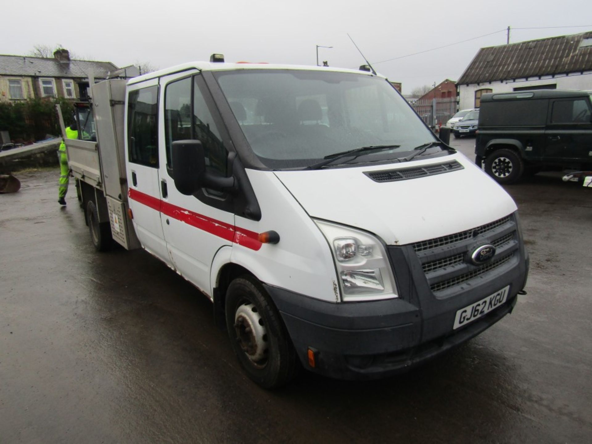 62 reg FORD TRANSIT 155 T460 RWD CREW CAB TIPPER (NON RUNNER) (DIRECT COUNCIL) 1ST REG 10/12,