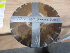 10 X 14" DIAMOND BLADES (DIRECT GAP) [+ VAT]