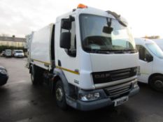 13 reg DAF FA LF45 REFUSE WAGON (DIRECT COUNCIL) 1ST REG 07/13, TEST 06/22, 364332KM, V5 HERE