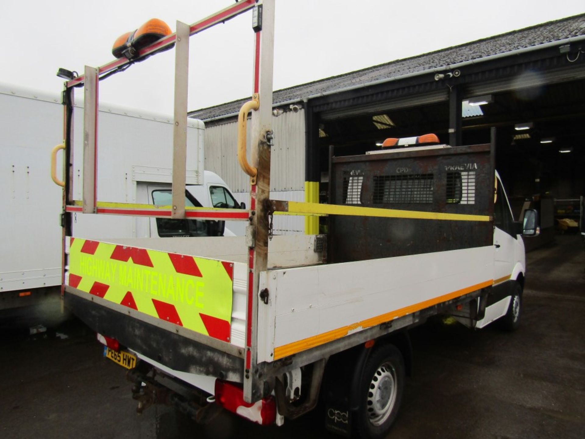 65 reg VW CRAFTER CR35 TDI 136 MWB DROPSIDE, 1ST REG 09/15, TEST 09/22, 149648M WARRANTED, V5 - Image 4 of 6