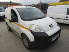 62 reg PEUGEOT BIPPER S HDI (RUNS BUT HOLE IN ENGINE) (DIRECT COUNCIL) 1ST REG 11/12, TEST 11/22,