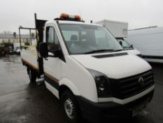 65 reg VW CRAFTER CR35 TDI 136 MWB DROPSIDE, 1ST REG 09/15, TEST 09/22, 149648M WARRANTED, V5