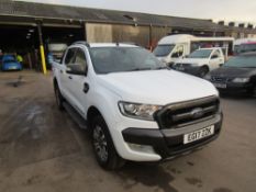 17 reg FORD RANGER WILDTRAK 4 X 4 TDCI PICKUP (SLIGHTLY NOISY ENGINE) 1ST REG 08/17, TEST 08/22,