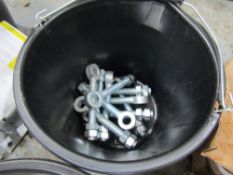 BUCKET OF EYE BOLTS [+ VAT]