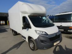 66 reg CITROEN RELAY 35 L3 BLUE HDI LUTON C/W 500KG COLUMN TAIL LIFT (DIRECT HIRE CO) 1ST REG 11/16,