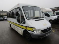 06 reg MERCEDES SPRINTER 413 CDI MINIBUS (DIRECT COUNCIL) 1ST REG 05/06, TEST 05/22, 198585KM, V5