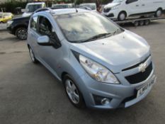 10 reg CHEVROLET SPARK LT, 1ST REG 05/10, TEST 10/22, 81899M NOT WARRANTED, V5 HERE, 5 FORMER