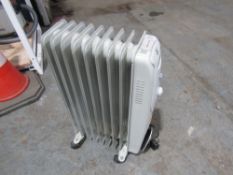 240V OIL RADIATOR HEATER (DIRECT HIRE CO) [+ VAT]