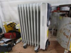 240V OIL RADIATOR HEATER (DIRECT HIRE COMPANY) [+ VAT]