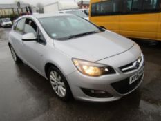 62 reg VAUXHALL ASTRA EXCLUSIV CDTI ECOFLEX SS (DIRECT COUNCIL) 1ST REG 11/12, TEST 11/22, 65640M,