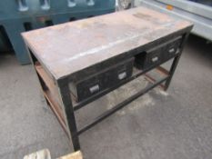 STEEL WORK BENCH [NO VAT]