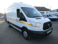 65 reg FORD TRANSIT 350 DIESEL VAN C/W WORKSHOP IN REAR, AIR CON, 1ST REG 02/16, 107517M