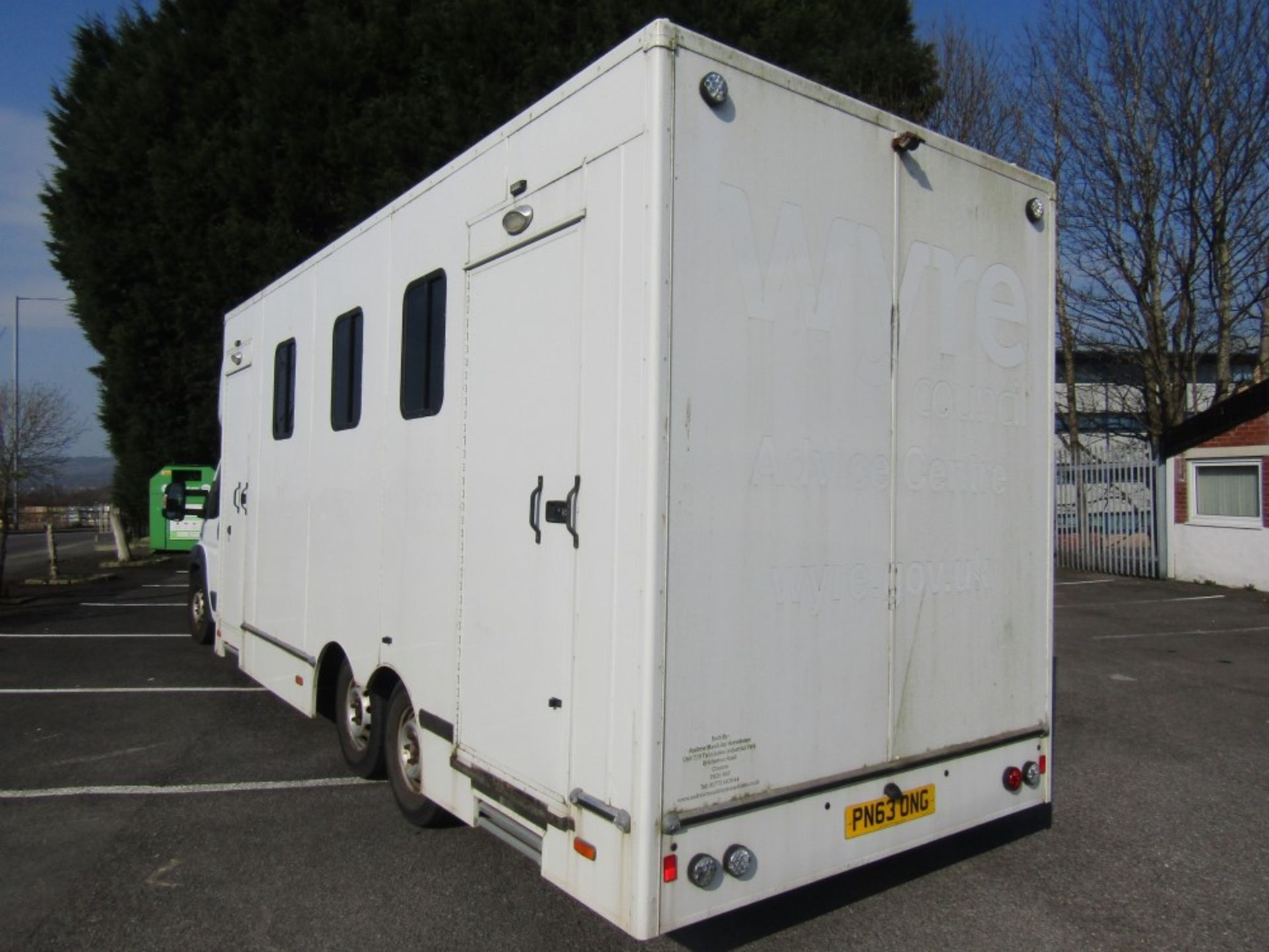 63 reg FIAT DUCATO 42 MULTIJET 6WHL MOBILE OFFICE (DIRECT COUNCIL) 1ST REG 10/13, 8978M, V5 HERE, - Image 3 of 11