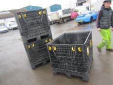 3 X LINPAC FOLDING PALLETS [NO VAT]