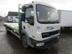 03 reg DAF LF 45 7.5 TON FLAT, 1ST REG 07/08, TEST 08/22, 412287KM, V5 HERE, 3 FORMER KEEPERS [+