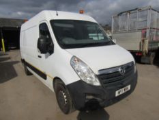 11 reg VAUXHALL MOVANO F3500 L2H2 CDTI 100 (DIRECT UNITED UTILITIES WATER) 1ST REG 06/11, TEST 01/