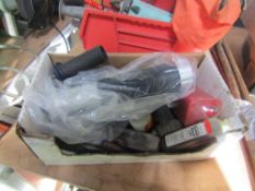 BOX OF 2 STROKE OIL & BITS [NO VAT]