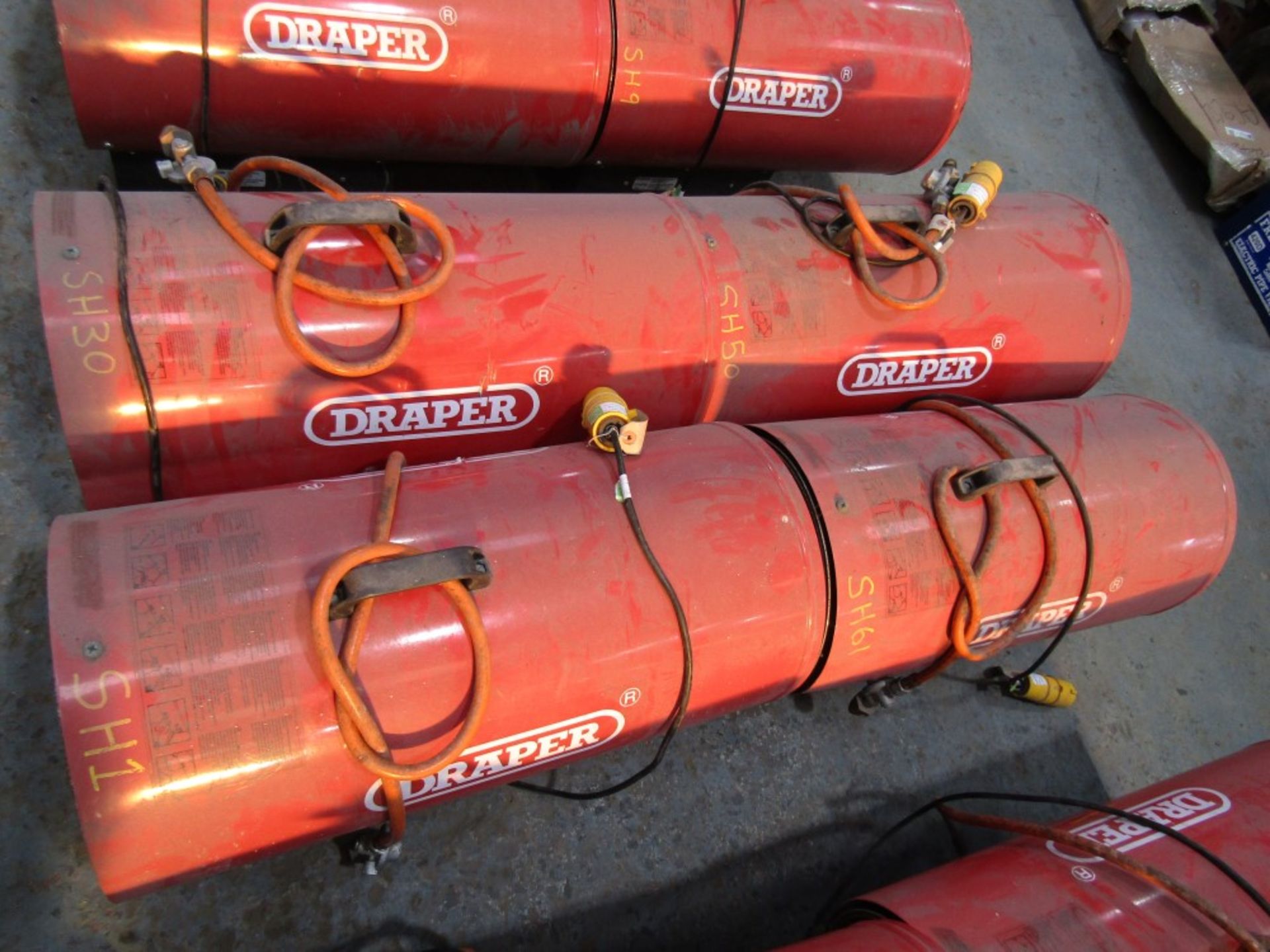 4 X DRAPER HEATERS (DIRECT UNITED UTILITIES WATER) [+ VAT]