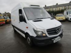 64 reg MERCEDES SPRINTER 313 CDI FRIDGE/FREEZER VAN, 1ST REG 09/14, TEST 09/22, 108404M, NO V5