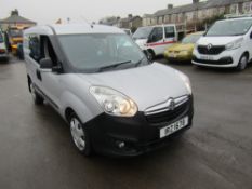 2014 VAUXHALL COMBO 2300 CDTI SS E-FLEX, 1ST REG 12/14, TEST 12/22, 91876M NOT WARRANTED, NO V5 [