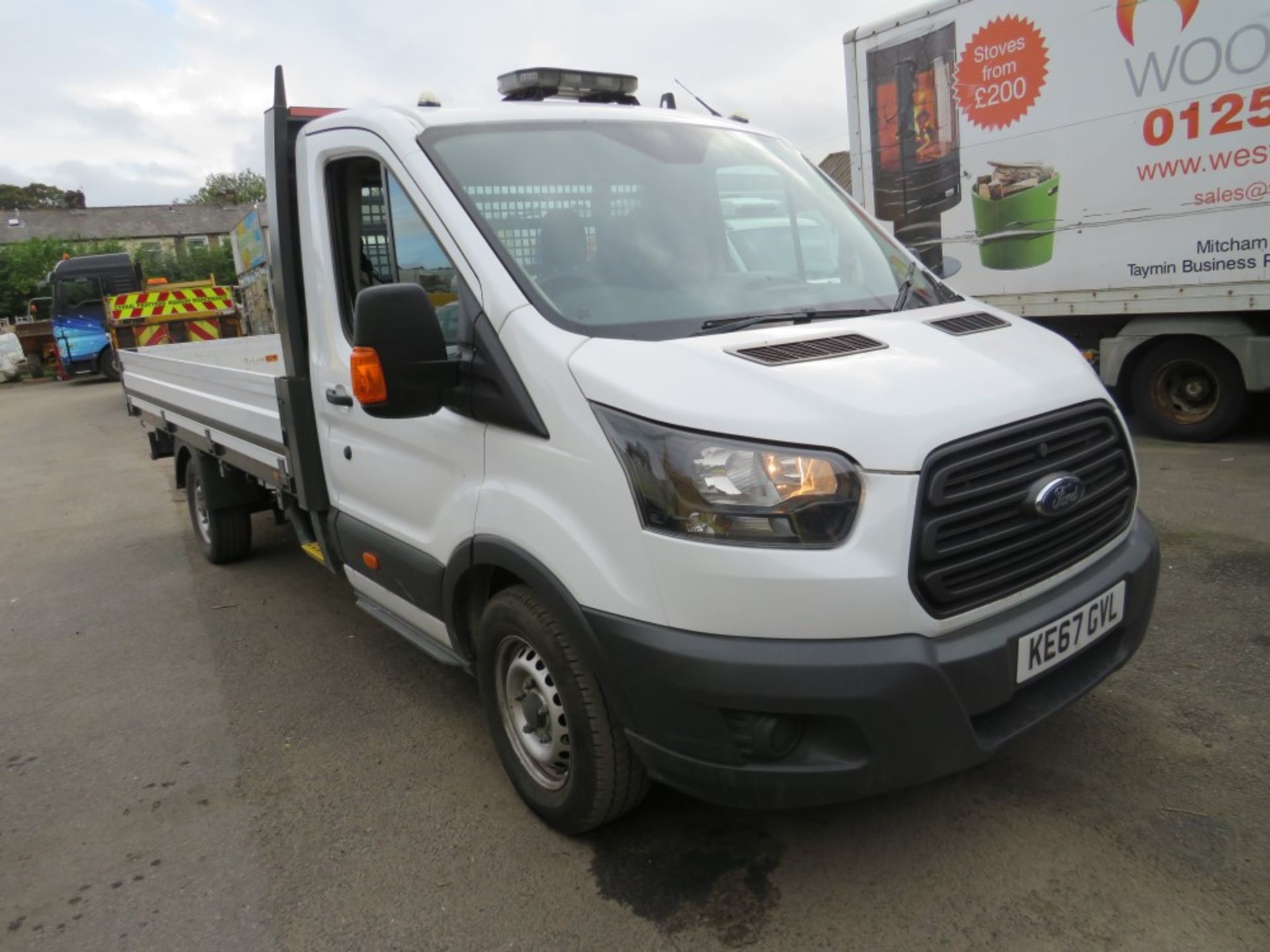 67 reg FORD TRANSIT 350 DROPSIDE, 1ST REG 11/17, 125959M, V5 HERE, 1 OWNER FROM NEW [NO VAT]